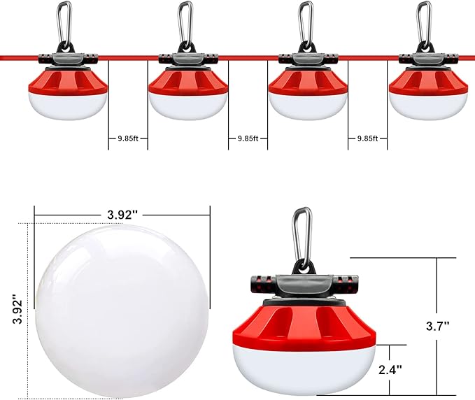 200FT LED Construction String Lights Temporary Lighting 20000LM Outdoor Construction Temporary Work Lights Super Bright,20 Medium Base Sockets Linkable Job Site Lighting Led Work Lights