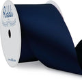 Ribbli Navy Double Faced Satin Ribbon, 2” x Continuous 10 Yards,Use for Bows Bouquet,Gift Wrapping,Floral Arrangement,Wedding Decoration