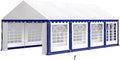 PHI VILLA 26'x13' Outdoor Heavy Duty Party Tent Large Commercial Canopy Wedding Event Tent Shelter Canopy Carport with Removable Sidewalls & 3 Storage Bags for Patio Outdoor Garden Events, Blue