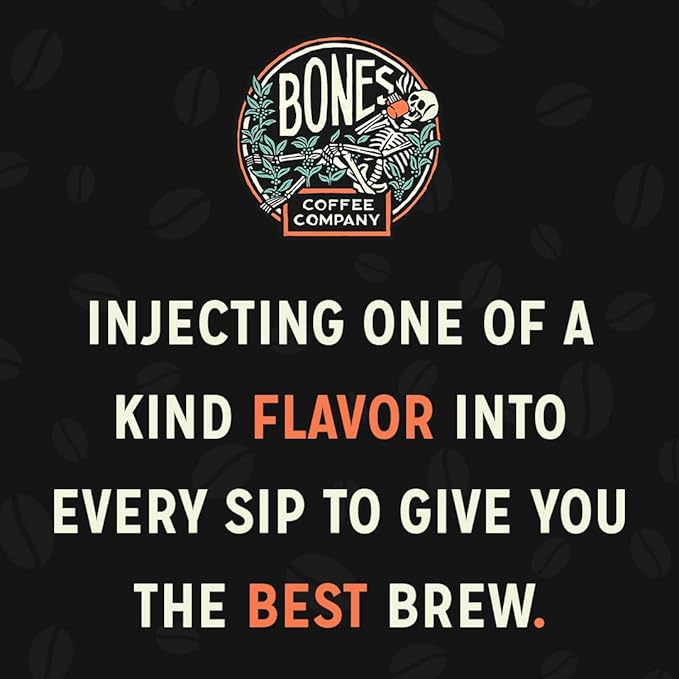 Bones Coffee Company Fallout Collector's Box Flavored Coffee, Low Acid Medium Roast Arabica Beans Coffee Gifts, Fallout Series Inspired, For Auto Drip and French Press,12 oz Pack of 3 Ground