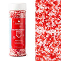 Sweets Indeed Peppermint Sugar Topping – 5.11 oz Holiday Candy Cane Finish | Festive Peppermint Sugar for Cakes, Cookies, Hot Cocoa & Christmas Desserts