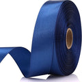 Deep Blue Ribbon 7/8 Inch 30 Yards Satin Craft Ribbon-Single Face Polyester Ribbon for Handmade Roses,Gift Wrapping,Timeless Flower,Bouquets,Wedding and Party Decoration