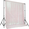 PartyDelight Iridescent 10FTx10FT Sequin Backdrop Photography and Photo Booth