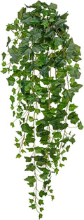 Hollyone Artificial Hanging Plants Wall Potted 47.2" Fake Ivy Vine Faux Ivy Leaves Hanging Greenery Plants for Wall Home Indoors Outdoors Garden Patio Decor