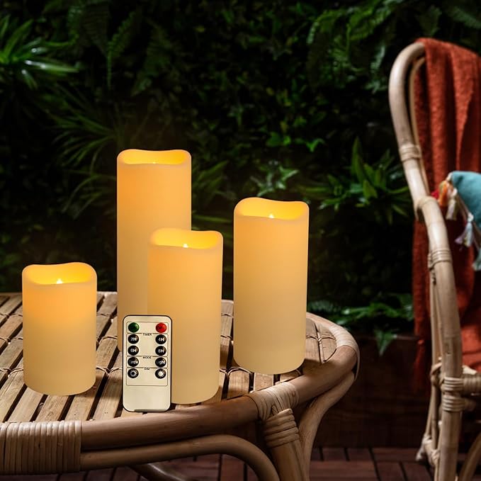 60-Pack LED Flameless Candles with Remote Control - Perfect for Parties, and Special Occasions (Three Sizes)