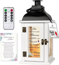 Memorial Lantern for Loss of Son in Memory of Son Bereavement Gifts Loss of Son Sympathy Gift for Mother Remembrance Gifts Memorial Gifts with LED Candle