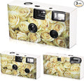 3 Packs Disposable Camera for Wedding 34mm One Time Use Camera Single Use Film Camera with Flash for Wedding, Anniversary, Travel, Camp, Party Supply