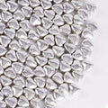 Kasvan Silver Heart Shapes Sprinkles - Edible Candy Pearls 100g/3.58 Oz, Mix Size, Baking Cake Decorations, Ice Cream Toppings and Cookie Decorating, Wedding Party Chirstmas Supplies (Silver)