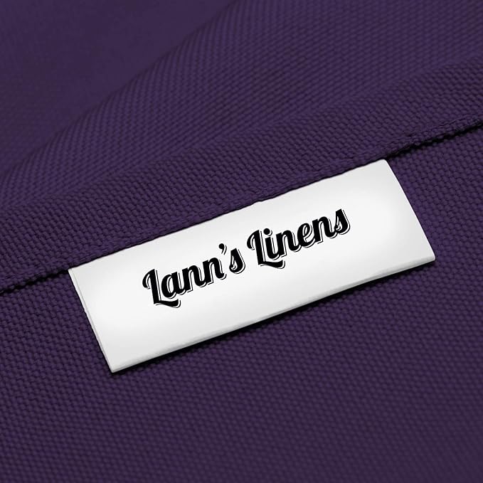 Lann's Linens - 10 Premium 70" Square Tablecloths for Wedding/Banquet/Restaurant - Polyester Fabric Table Cloth - Purple
