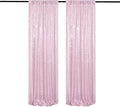 Pink Sequin Backdrop Curtains 2 Panels 2FTx8FT Glitter Drapes Sparkly Pink Photo Backdrop Party Wedding Baby Shower Curtain Sparkle Photography Background