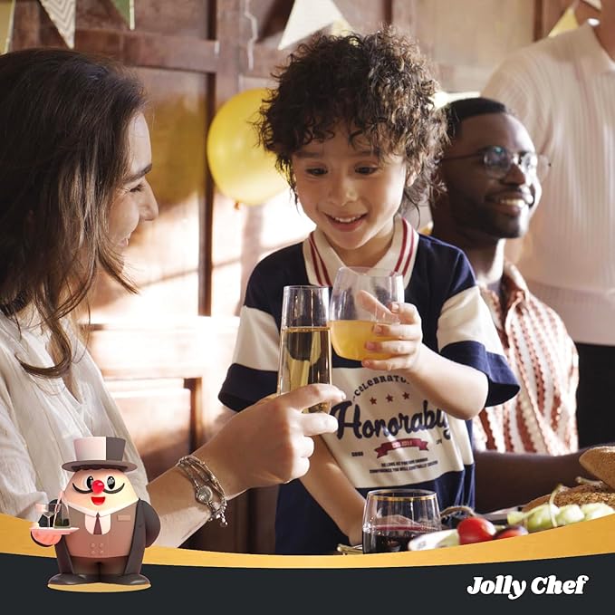JOLLY CHEF 36 Pack Stemless Plastic Champagne Flutes 9 oz, Crystal Clear Stemless Plastic Toasting Glasses, Clear Disposable Unbreakable Drinkware Ideal for Wedding, Birthday, Party