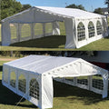 DELTA 26'x16' Budget PE Party Tent + (2) Long Storage Bags,Tents for Parties, Canopy Carpas para Fiestas,Wedding Event Tents for Outdoor Events (B Model)