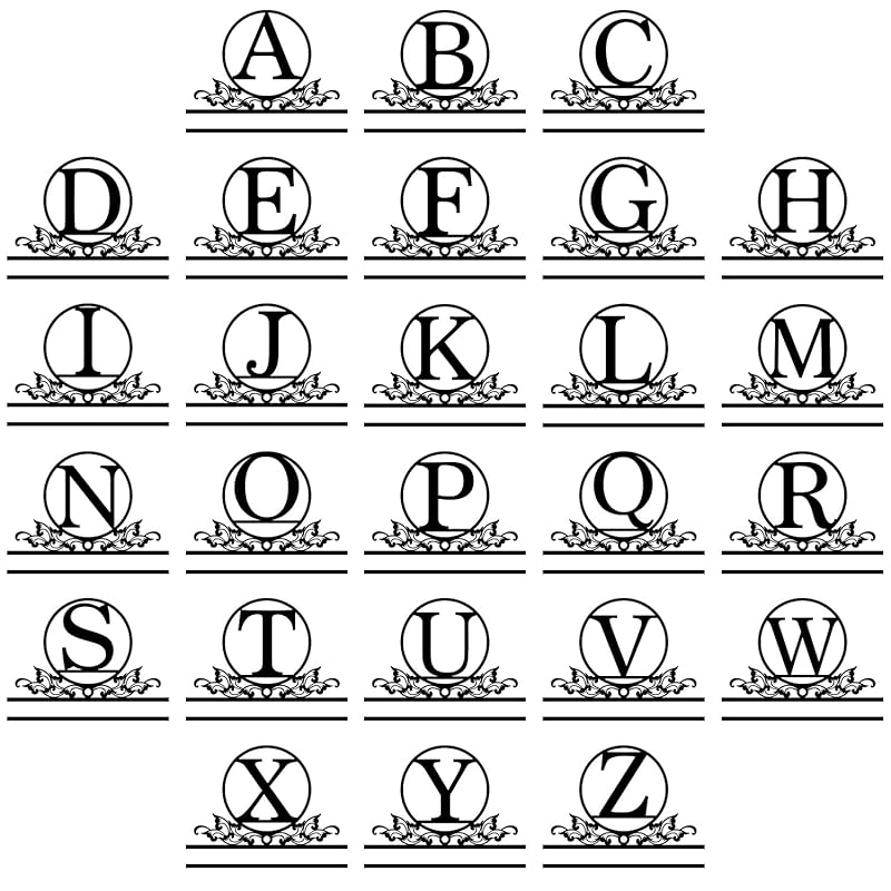 Custom Metal Name Sign Metal Wall Art Split Letter Monogram Wall Art Personalized Wedding Gift Fire Pit Outdoor Decor Cabin Sign