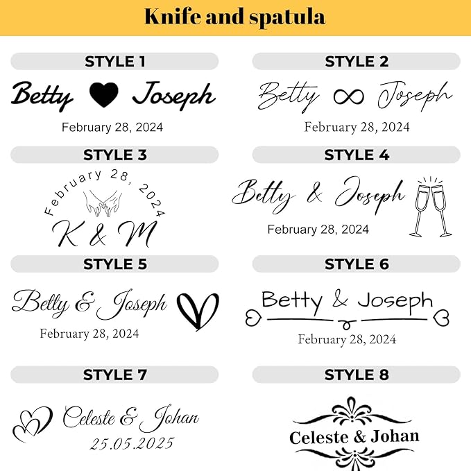 Personalized Wedding Cake Knife and Server Set Stainless Steel Cake Cutter Server Engraved Cake Cutting Set for Wedding Anniversary Engagement Birthday Gifts