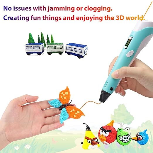 3D Pen Filament 1.75mm PLA Refills 40 Colors, Each Color 8 Meters(26 Feet), Total Length 320m(1050 Feet), 250 Stencils eBooks, Safe for Kids to Create Stunning 3D Art with 40 Vibrant Colors