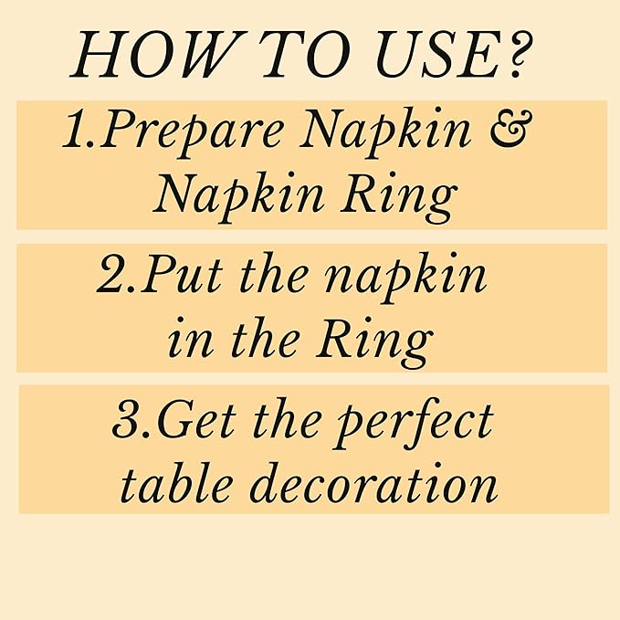 Golden Napkin Rings Set of 8 - Metal Lightweight Napkin Holders for Cloth Napkins Elegant Table Decor for Weddings, Dinners & Special Occasions-Durable & Reusable Serviette Rings - ALPHA Living HOME
