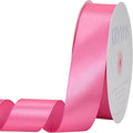 Hot Pink Satin Ribbon 1-1/2 inch X Continuous 100 Yards, Single Face Polyester Ribbon Perfect for Gift Wrapping, Flower Bouquet, Wedding Decor, Crafts, Bow Making, Sewing and More