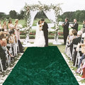 MODFUNS Emerald Green Aisle Runner for Wedding Ceremony 4x15 FT Aisle Floor Runner for Party Outdoor Carpet Runner Aisle Runners for Weddings Aisle Runner Rug for Prom Graduation Modern Walkway