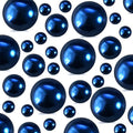520Pcs Navyblue Beads for Centerpieces Decor, Artifical Pearls Vase Filler, Large Beads for Makeup Brush, No Hole Round Pearl Beads for Wedding Birthday Christmas Party Home Decor(18mm 14mm 6mm)