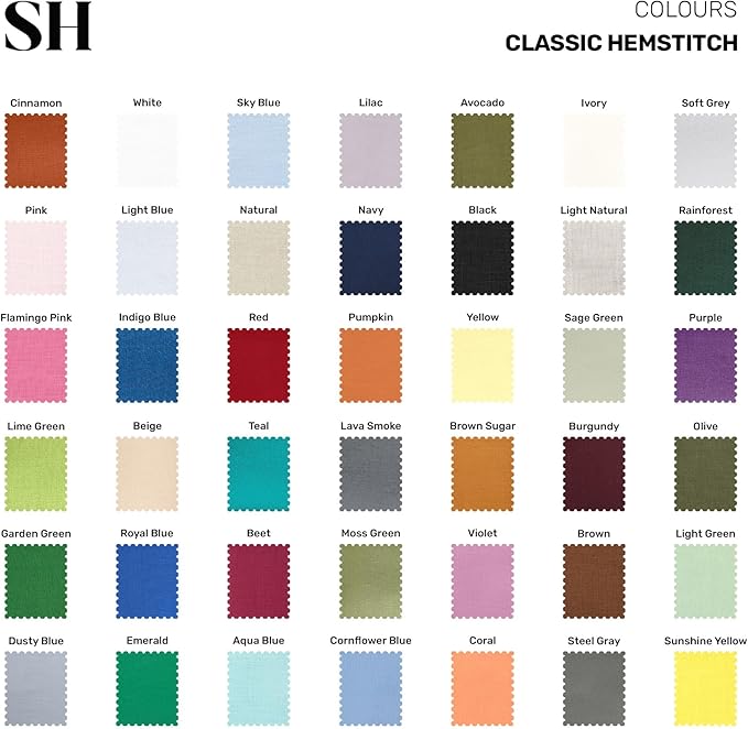 Solino Home Linen Natural Table Runner 72 Inches Long - 100% Pure Linen Hemstitch Table Runner 14 x 72 Inch for Dresser, Dining, Fall, Autumn, Halloween, Thanksgiving, Christmas - Classic Hemstitch