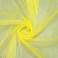 VDS Yellow Organza Fabric, 5 Yards Continuous, 45” Wide, Wedding Party Decoration Iridescent Crystal Sheer Shiny Organza Tulle Bridal Dress DIY Crafts Costume Sewing Backdrop Arch Cloth