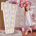 imprsv 4FT Marquee Light Up Letters for Birthday Party Decorations Large Marquee Letters for Wedding Event Bridal Shower Engagement Anniversarty Party Decor,Letter V