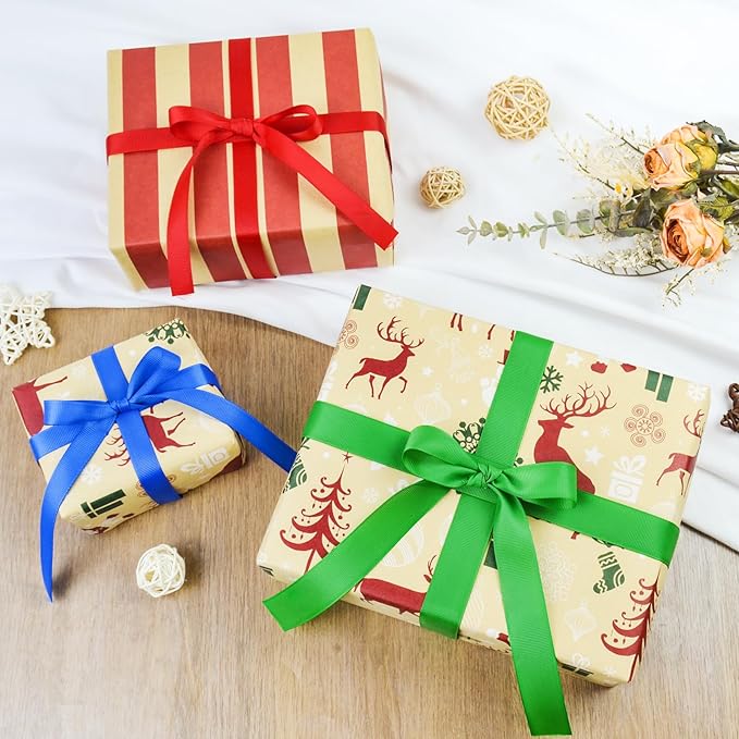 100 Yards 1.5 inch Grosgrain Ribbon, Solid Color Fabric Ribbon Perfect for Gift Wrapping, Wedding, Handmade Bows, Floral Bouquets and Party Decoration(Royal Blue)