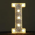 Glitter Light Up Letters - Marquee Signs for Decorations, Prom, Events & Engagement Parties, Featuring Alphabet & Number Letters