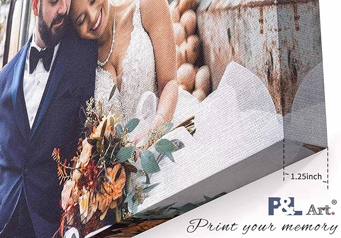 Personalized Custom Canvas Prints: Photo On Canvas (Framed Canvas, 18X24) Transform Your Photos into Stunning Framed Wall Art Digitally Printed Photo To Canvas Ideal for Home Decor