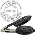 MaxMark Insert Only for Notary Seal Round Embosser for Delaware State