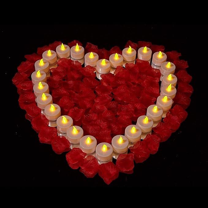 Tea Light Candles with Remote Control,Flickering Flameless LED Candle,Long Lasting 400+Hours,Battery Operated with Timer for Home Decoration Seasonal &Festival Celebration Warmyellow (5pcs)