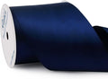 Ribbli Navy Double Faced Satin Ribbon, 3” x Continuous 10 Yards,Use for Bows Bouquet,Gift Wrapping,Floral Arrangement,Wedding Decoration