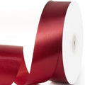 1-1/2" x 100 Yards Satin Ribbon - Wide Silk Scarlet Ribbon with Spool - Ideal for Gift Wrapping, Floral Bouquets, Crafts, Wedding Party Decorations, Christmas and Sewing Projects