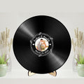 Personalized Vintage Record Guest Book Sign Custom Name Date Rustic Wedding Guest Book Alternative Unique Guest Book for Wedding Anniversary (Style 7)
