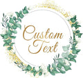 Premium Custom Stickers Labels - Personalized Stickers for Businesses Logo and Name. Birthday Pets and Label Product Boxes Wedding Favors Waterproof Labels (wreath 20, 1.5 inch)