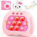 Easter Bunny Fidget Toy, Sensory Pop Toys for Kids & Adults, Pink, 1 inch