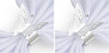 150PCS Butterfly Napkin Rings for Luxury Banquet Style, Reusable Paper Napkin Holders for Wedding Banquet Dinner Table Decor, and Catering Party Services (Silver) (Pack of 2)