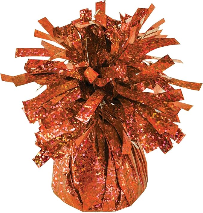 PMU 12 Pcs Kisses Balloon Weights - Decorative Balloon Weight for Christmas, Thanksgiving, Birthday, Party Favors, Wedding & Baby Shower - 6oz. Orange, Pkg/12