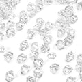 DomeStar 1050PCS Clear Fake Ice, Acrylic Fake Diamonds, Crushed Ice Rocks Clear Vase Fillers Fish Tank Vase Centerpiece Party Table Scatter Decor