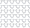 AIMUDI Silver Satin Ribbon Twist Tie Bows 2.5" Pretied Bows Premade Craft Bows for Treat Bags Cake Pop Gift Wrapping Basket Wedding Favors Cookie Candy Bagging Baby Shower - 50 Counts