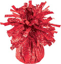 PMU Kisses Balloon Weights - Decorative Balloon Weight for Christmas, Thanksgiving, Birthday, Party Favors, Wedding & Baby Shower - 6oz. Red, Pkg/1