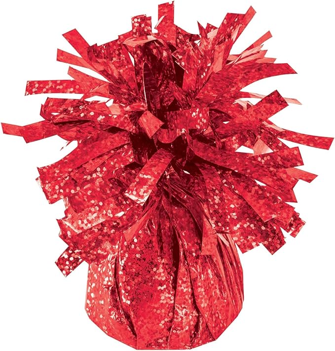 PMU 12 Pcs Kisses Balloon Weights - Decorative Balloon Weight for Christmas, Thanksgiving, Birthday, Party Favors, Wedding & Baby Shower - 6oz. Red, Pkg/12