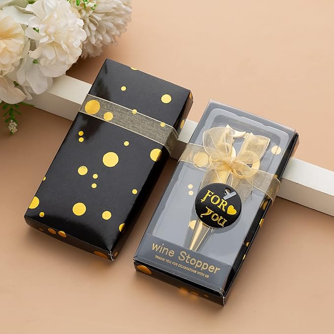 24 Pack 55th Birthday Favors For Guests-55 Years Old Wine Bottle With Gift Box For 55th Wedding Party Favor Souvenirs Decoration