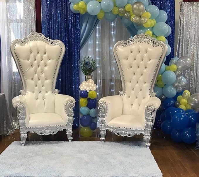 Navy Blue Sequin Backdrop Curtains 4 Panels 2FTx8FT Glitter Navy Blue Photo Backdrop Party Wedding Baby Shower Curtain Sparkle Photography Background Backdrop