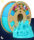 OVERTURE Glow PLA Filament 1.75mm 3D Printer Filament, 1kg Spool (2.2lbs), Dimensional Accuracy +/- 0.02 mm, Fit Most FDM Printer (Glow Blue)