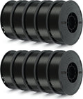 Kingroon 10KG Black PLA Filament 1.75mm 3D Printer Filament Pla Filament Dimensional Accuracy +/- 0.02mm, Fit Most FDM Printer, 1KG X 10 Spools