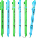24 Pcs Earth Day Pens Bulk Party Favors Novelty Cute Green Blue Retractable Ballpoint Pen Earth Day Gift for Desk Decoration Accessories Stationery Office, 2 Styles