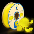 YOUSU 3D Printer Filament 1.75mm PLA Filament Glow in Dark PLA Filament Yellow 3D Printing Filament 1kg(2.2lbs) Spool.
