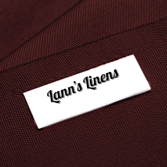 Lann's Linens - 70" Square Premium Tablecloth for Wedding/Banquet/Restaurant - Polyester Fabric Table Cloth - Burgundy
