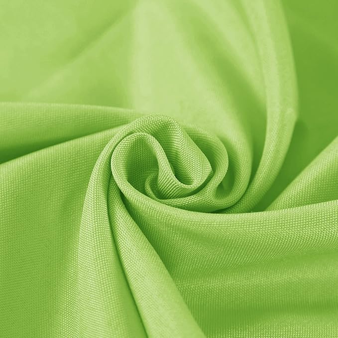 Fokitut 2 Pack Waterproof Rectangle Tablecloth, 60x102 Inch, Stain Resistant and Wrinkle Polyester Table Cloth, Fabric Table Cover for Kitchen Dining, Wedding, Party, Holiday Dinner-Apple Green